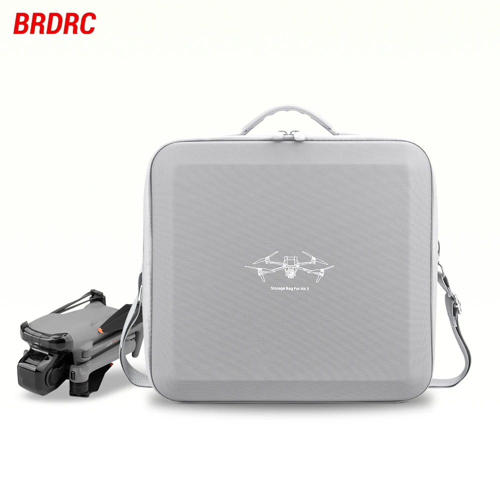 Drone Battery 3S - Brdrc-ポータブルハードシェル収納バッグ,リモコン付きバッテリーケース,dji air 3s rc 2 rc