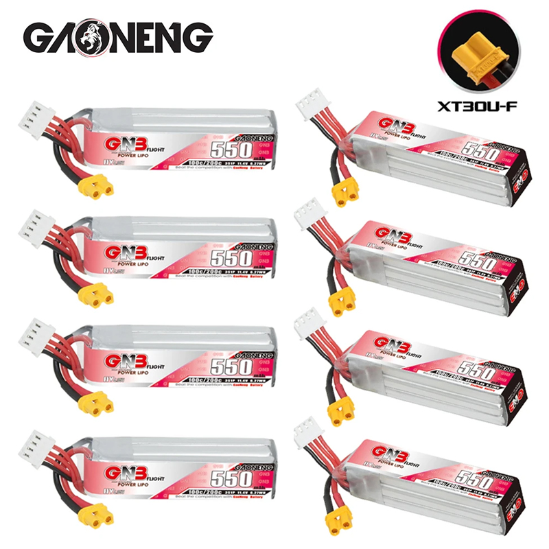 Drone Battery 3S - GNB HV 11.4V 550mAh 100C/200C リポバッテリー