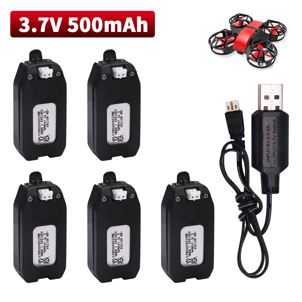 Drone Battery Lipo - 3.7V 500mAh リチウム電池 NH330 RH821 4
