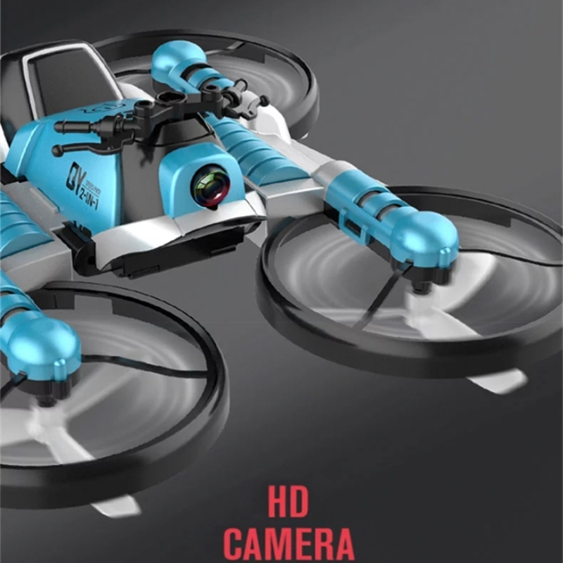 陸空両用2in1変形RCドローン 2.4G 4K HDカメラ - Drone Battery Smart のレビューと価格