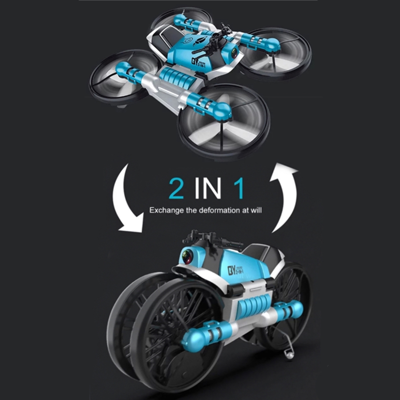 陸空両用2in1変形RCドローン 2.4G 4K HDカメラ - Drone Battery Smart のレビューと価格