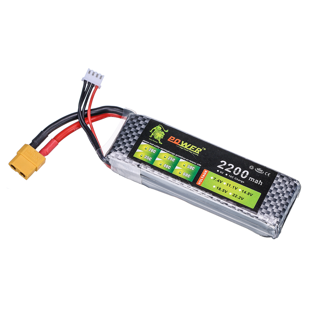 3S 11.1V 35C リポバッテリー 2200mAh T - Drone Battery 3S のレビューと価格