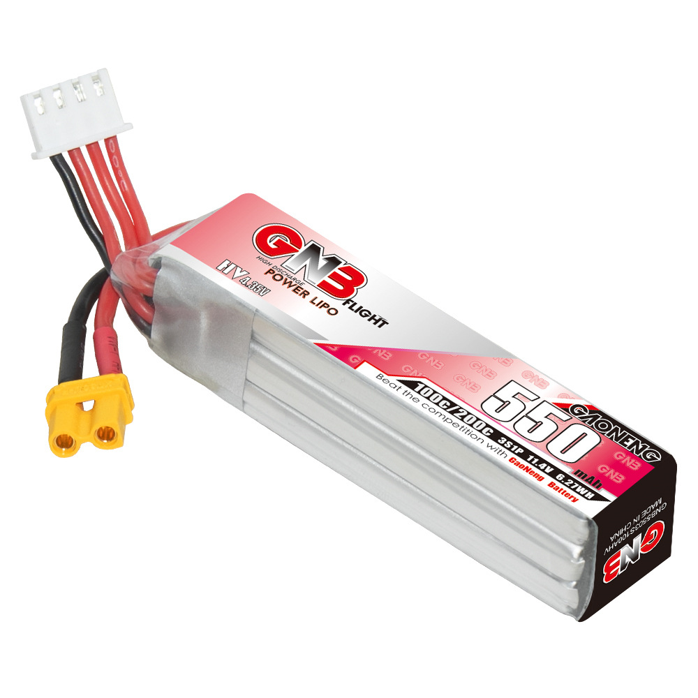 GNB HV 11.4V 550mAh 100C/200C  - Drone Battery 3S のレビューと価格