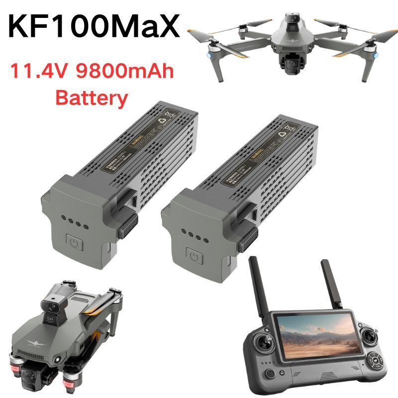 KF100 MAX RC ドローンオリジナルバッテリー 11 - Drone Battery Lipo のレビューと価格