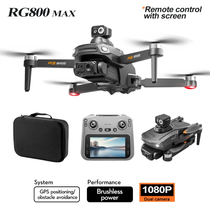 新しい RG800 MAX ドローン 1080P HD カメ - Drone Battery Box のレビューと価格