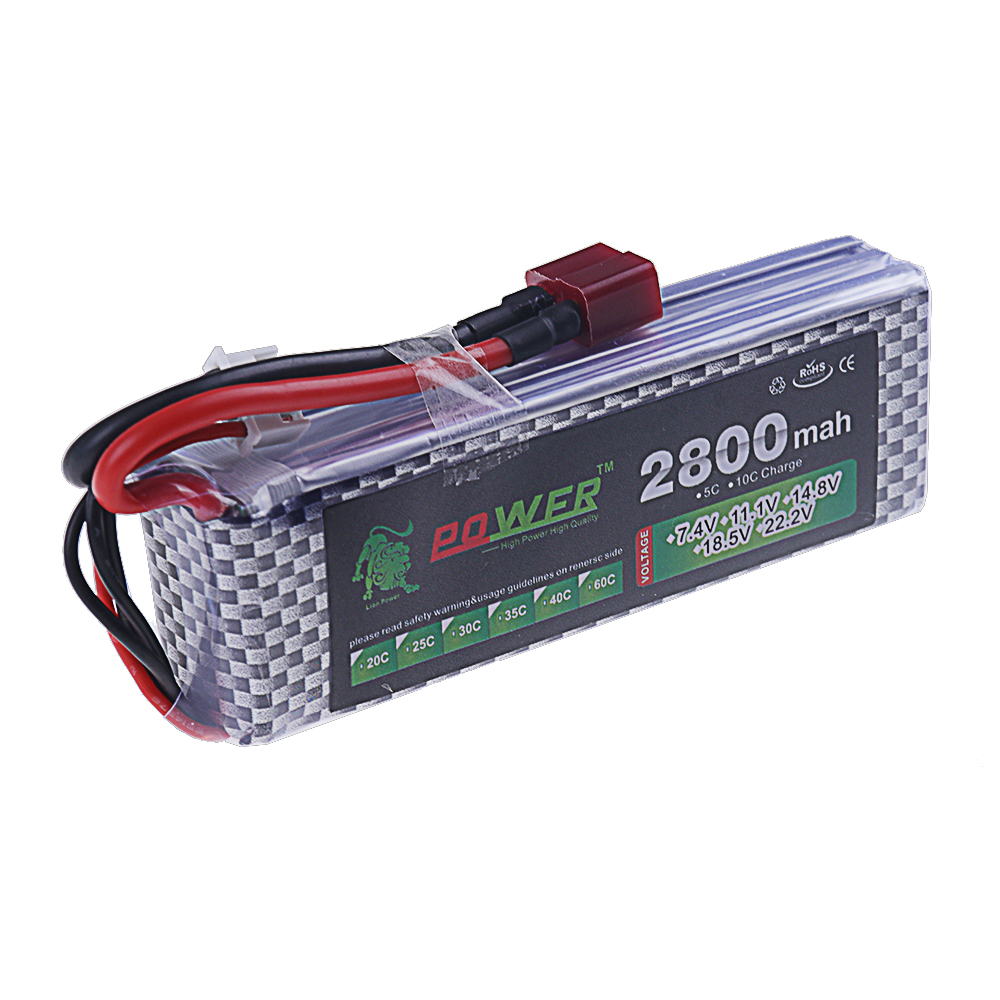 2800mAh 3S 11.1V 40C FPV ドローンリ - Drone Battery 3S のレビューと価格