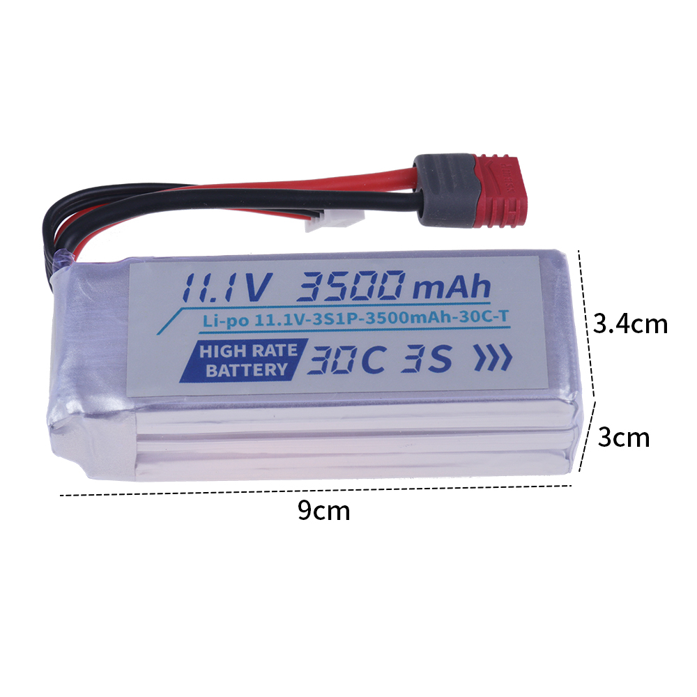 3500mAh 30C 7.4V 11.1V リポバッテリー - Drone Battery 3S のレビューと価格